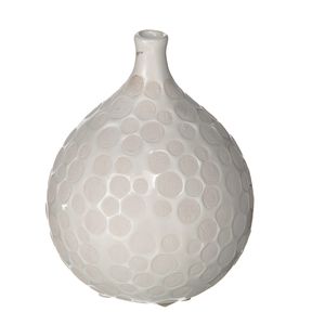 Vase en céramique blanche - HMB