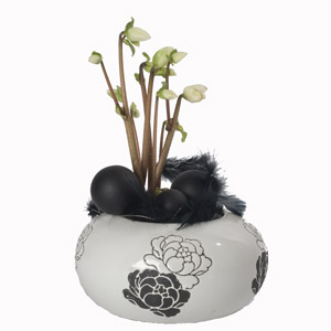 Rose de Noël & cache pot - MB Murielle Bailet ®